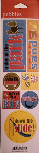 Pebbles Inc -  cardstock sticker - park