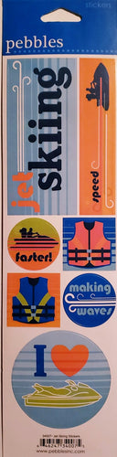 Pebbles Inc -  cardstock sticker - jet skiing
