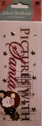 Jolee's Boutique Dimensional Sticker  - title pack -  Pictures with Santa