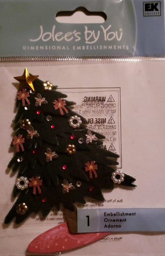 Jolee's Boutique Dimensional Sticker  - small pack - classic holiday tree