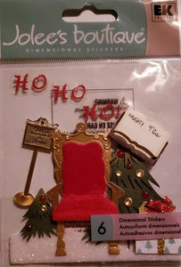 Jolee's Boutique Dimensional Sticker  - small pack - mall Santa