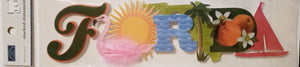 Karen Foster - stacked statment sticker sheet title - Florida
