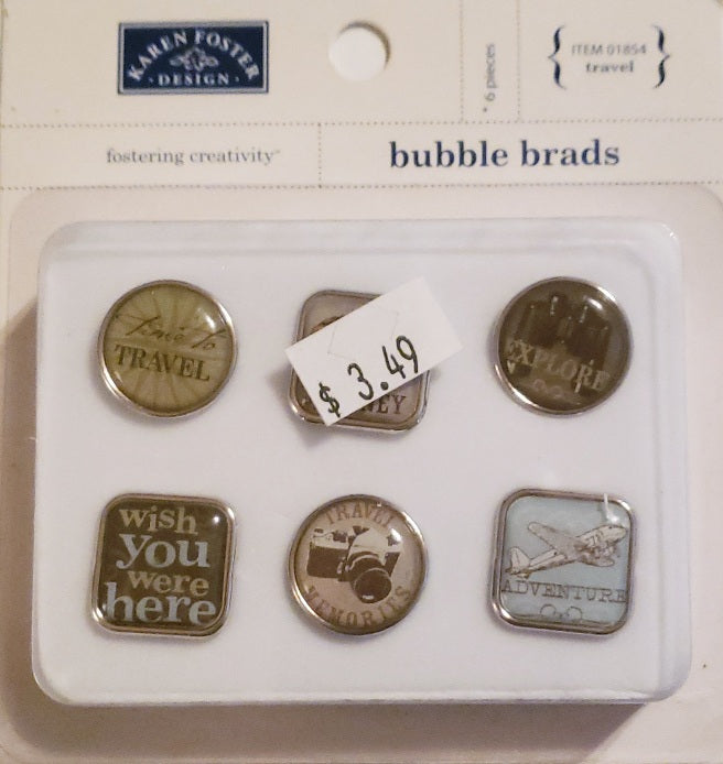 Karen Foster - bubble brads - travel