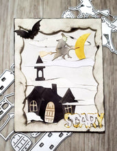 Load image into Gallery viewer, Dies... to die for LLC  metal cutting die - Sand Castle  Haunted House Build A