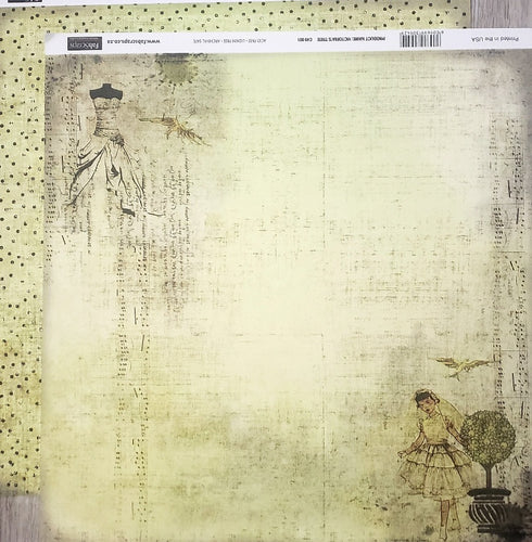 FabScraps Double Sided card stock paper 12 x 12 - Victoria's Tree