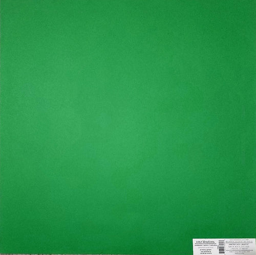 Core'dinations -  smooth solid color cardstock - 12 x 12 - primary Green