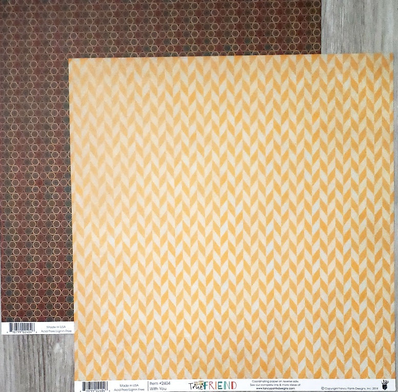 Fancy Pants  - double sided paper 12 x 12 -  True Friends with You