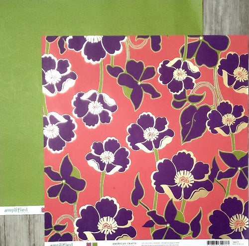 American crafts - double sided paper 12 x 12 -  The Hustle Amplified