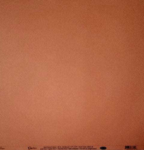 Worldwin colormates smooth solid color cardstock - 12 x 12 - dark Desert Dune