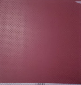 Bazzill solid color cardstock - 12 x 12 -  burgundy dot texture - white spot on top right side