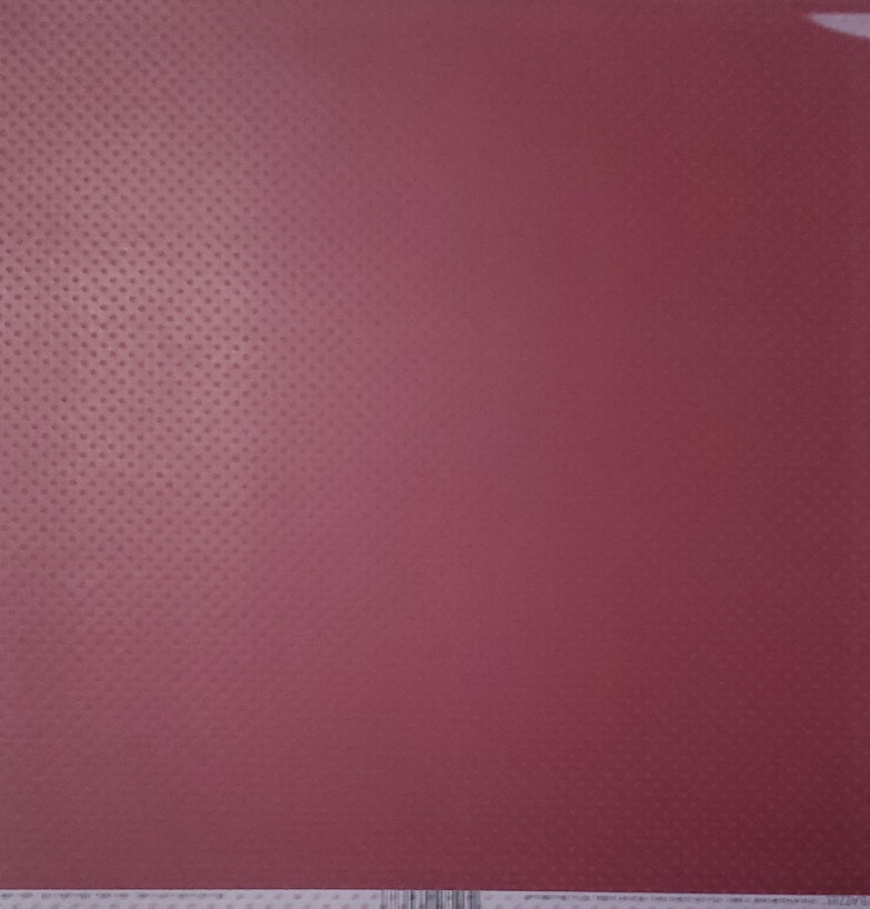 Bazzill solid color cardstock - 12 x 12 -  burgundy dot texture - white spot on top right side