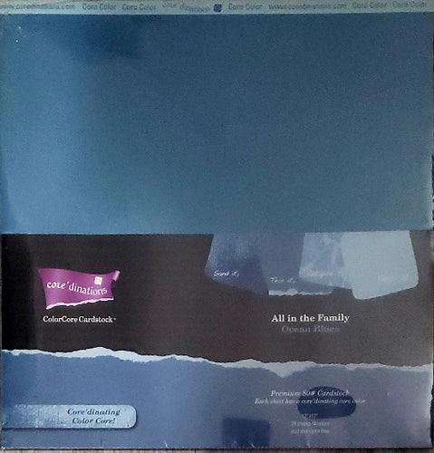 Core'dinations cardstock All in the family Paper Pack 12