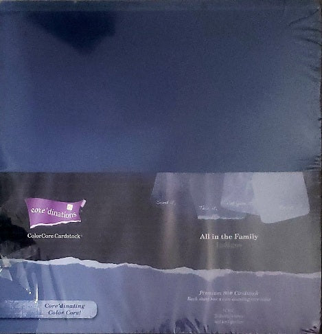 Core'dinations cardstock All in the family Paper Pack 12