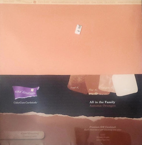 Core'dinations cardstock All in the family Paper Pack 12