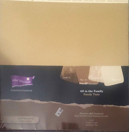 Core'dinations cardstock All in the family Paper Pack 12