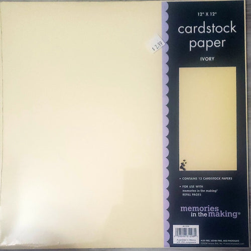 Memories in the making Paper Pack 12