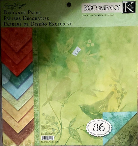 K and company Paper stack 12