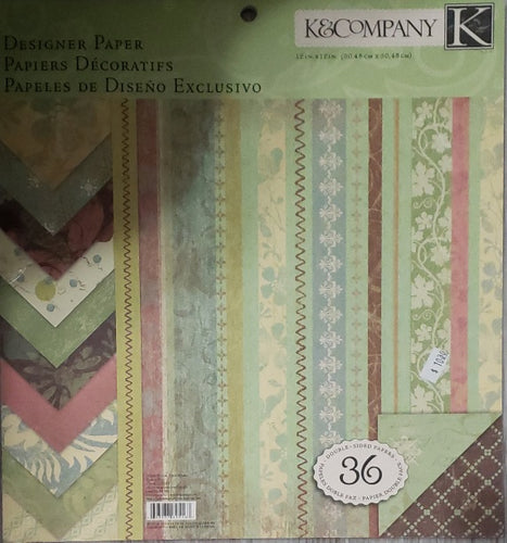 K and company Paper stack 12