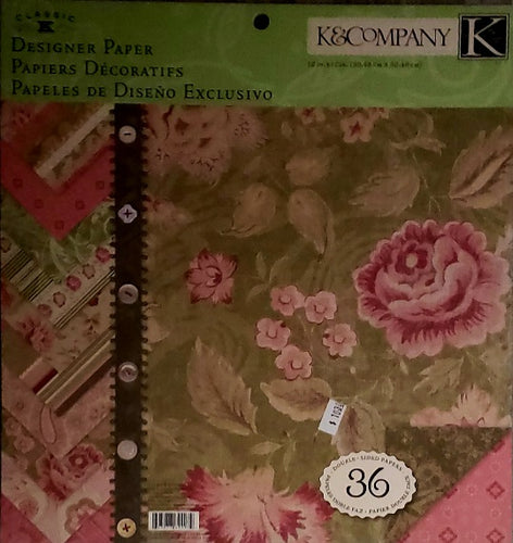 K and company Paper stack 12