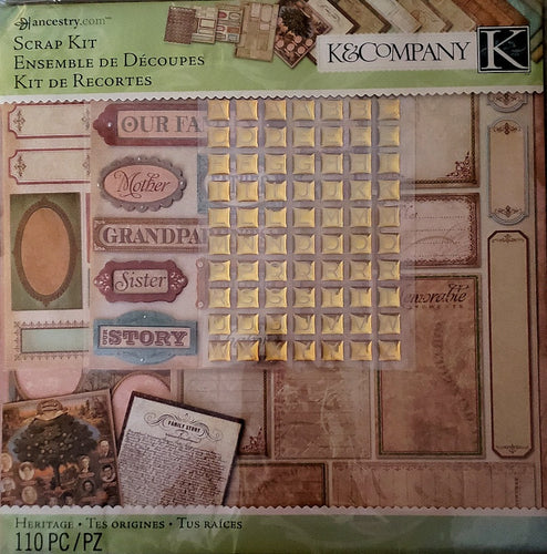 K and company Paper page kit 12