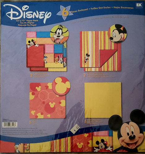 Ek success - 12 x 12 paper kit - Disney Mickey and friends