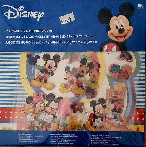 Ek success - 8 x 8 page kit - Disney Mickey and Mini