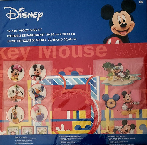 Ek success - 12 x 12 page kit - Disney Mickey and Friends