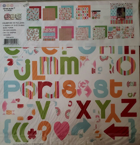 Three bugs in a rug - 12 x 12 page kit - celebrate