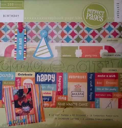 Colorbox page kit pack - 12 x 12 - birthday