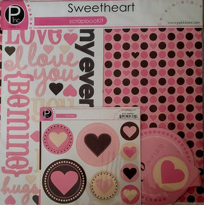 Pebbles inc page kit pack - 12 x 12 - sweetheart
