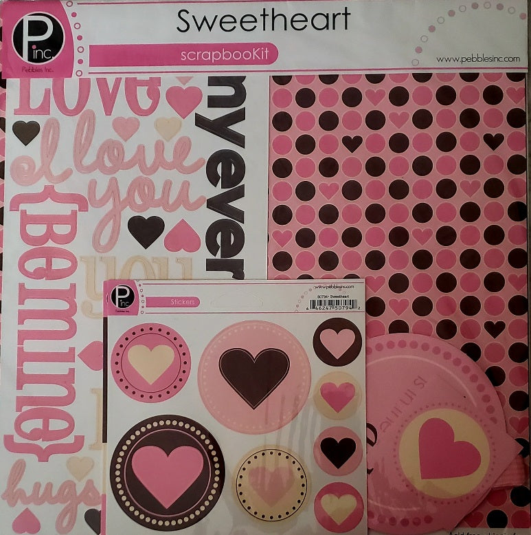 Pebbles inc page kit pack - 12 x 12 - sweetheart