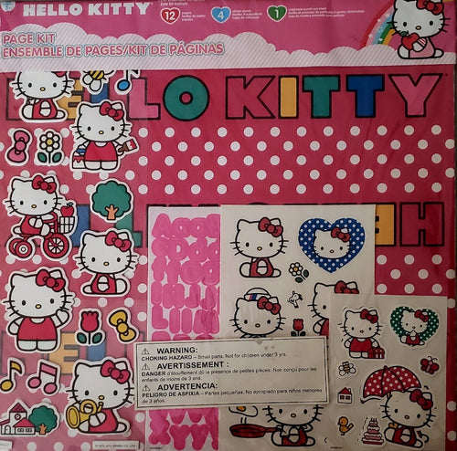 Sandy lion page paper kit - 12 x 12 - hello kitty