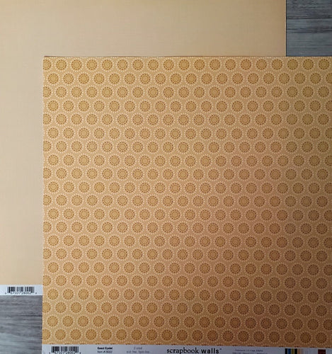 Chatter box double sided paper 12 x 12 - scrapbook walls guest eyelet