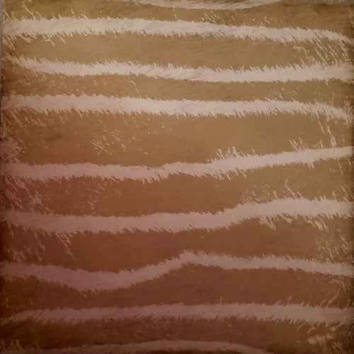 12 x 12 scrapbook single sided paper  - tan tiger print