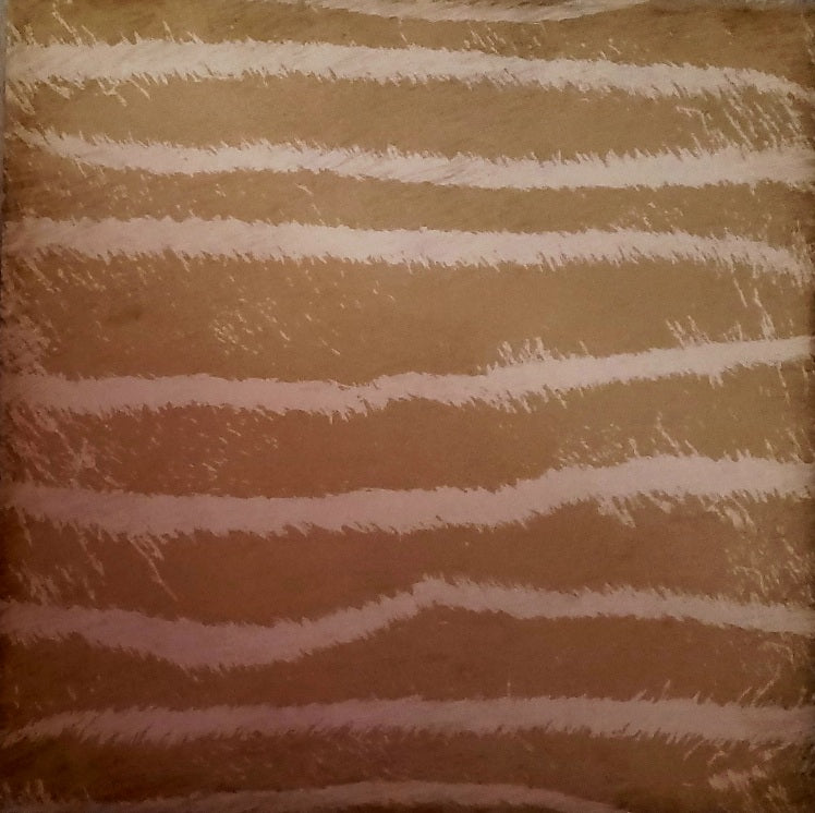 12 x 12 scrapbook single sided paper  - tan tiger print