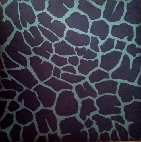 12 x 12 scrapbook single sided paper  - giraffe print pattern