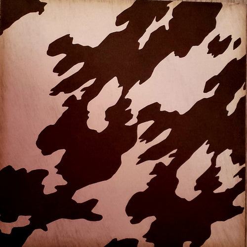 12 x 12 scrapbook single sided paper  - cow print pattern