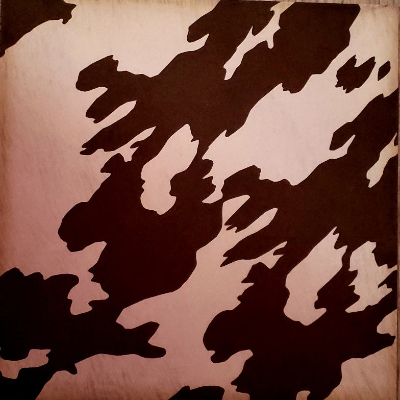 12 x 12 scrapbook single sided paper  - cow print pattern