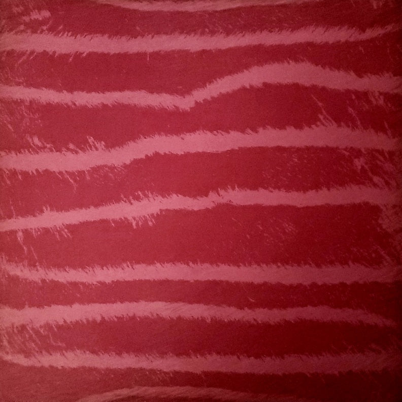 12 x 12 scrapbook single sided paper  - burgundy tiger print
