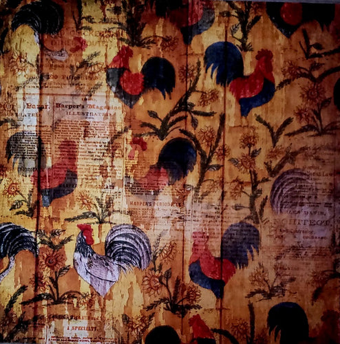 Daisy D's 12 x 12 scrapbook single sided paper  - rooster