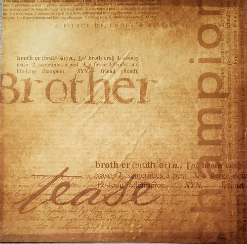 Daisy D's single sided paper 12 x 12 - brother