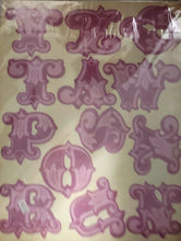 Load image into Gallery viewer, My Minds Eye 12 x 15 XL monogram punchout sheet- Tres Jolie Mademoiselle