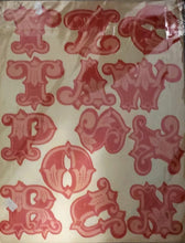Load image into Gallery viewer, My Minds Eye 12 x 15 XL monogram punchout sheet- Tres Jolie Je Taime