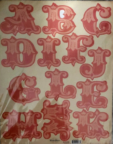 My Minds Eye 12 x 15 XL monogram punchout sheet- Tres Jolie Je Taime