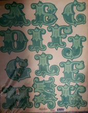 Load image into Gallery viewer, My Minds Eye 12 x 15 XL monogram punchout sheet- Tres Jolie Bonjour