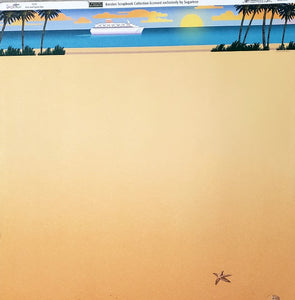 Sugar Tree Single Sided cardstock paper 12 x 12  - beach view cruise ship