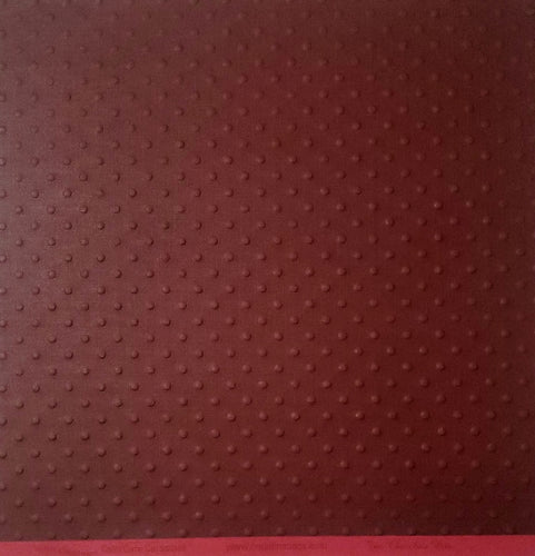 Core'dinations - textured solid color cardstock - 12 x 12 the chocolate box cherry cordial small embossed dot