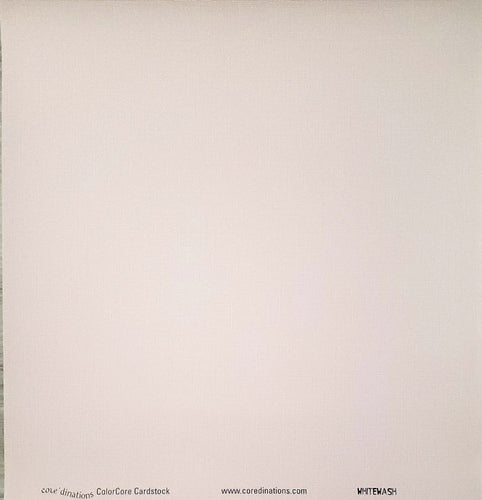 Core'dinations - textured solid color cardstock - 12 x 12 - whitewash corner hutch