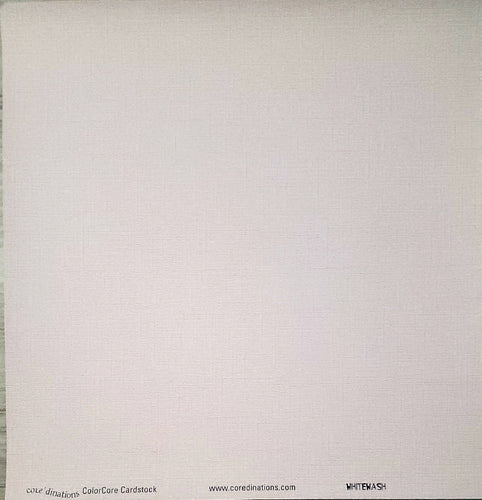 Core'dinations - textured solid color cardstock - 12 x 12 - whitewash barn door