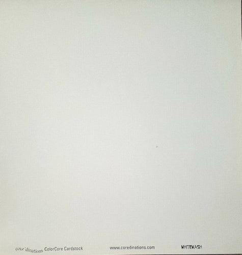 Core'dinations - textured solid color cardstock - 12 x 12 - whitewash wash board